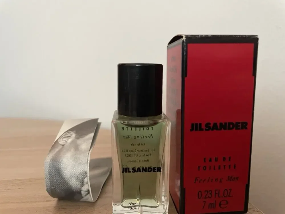VINTAGE FEELING MAN BY JIL SANDER EDT 0.25 OZ / 7 ML MINIATURE With Box